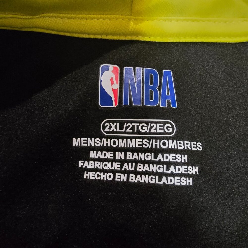 Utah Jazz Men's NBA Brand Pullover Polyester Hoodie Black Size 2XL NWT - Picture 7 of 8